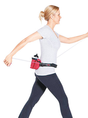 運動腰帶包含一組可可活動手把。 (互聯網圖片)