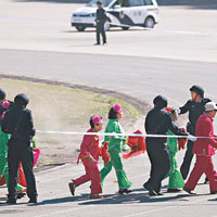 黑龍江<br>黑龍江出動武警參與反恐演習。（互聯網圖片）