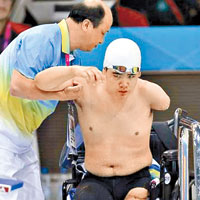 林柱成代表北韓參加倫敦殘奧。（互聯網圖片）