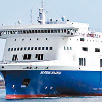 諾曼大西洋號最多可載五百名乘客。（互聯網圖片）