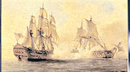 文件揭露西班牙於十八世紀曾打算攻打澳洲。圖為同時代的西班牙軍艦。（互聯網圖片）