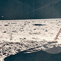 太空人杭思朗登月（1969年）（互聯網圖片）