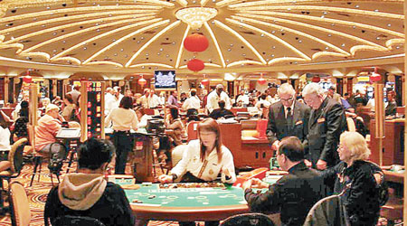 有指中國大力反腐，導致拉斯維加斯賭場受到損失。（互聯網圖片）