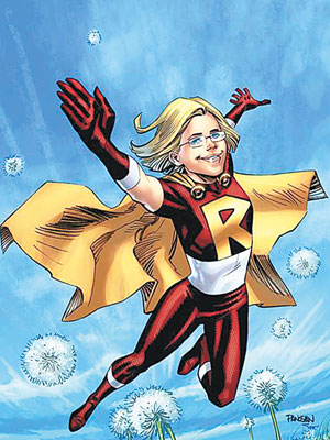 DC漫畫特意將漢森繪成「超級英雌」。（互聯網圖片）
