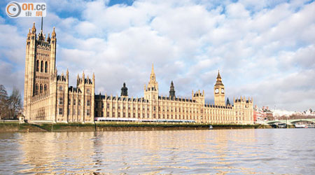 英國大選今日舉行。圖為英國國會大樓。（資料圖片）