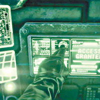 玩家登上虛擬外星人太空船。（互聯網圖片）