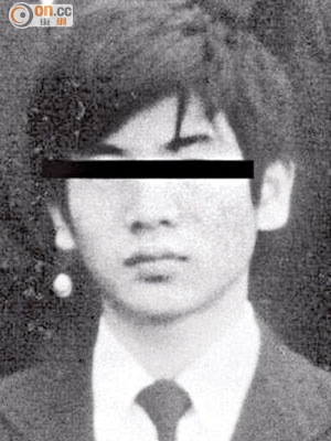 網傳兇手少年A的學生照。