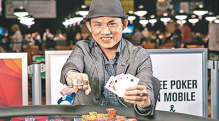 范‧克里斯贏出「2-7單次換」撲克賽。（互聯網圖片）