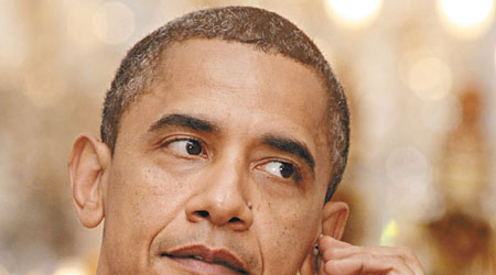 以奧巴馬為首的美國政府被揭發監聽法國領袖。（互聯網圖片）