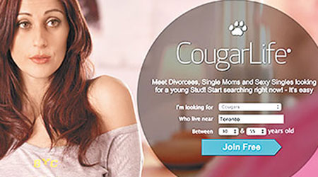 Cougar Life及Established Men為Avid Life Media旗下約會網站。（互聯網圖片）