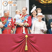 英女王等一眾皇室成員，將出席紀念二戰勝利活動。（資料圖片）