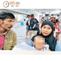 日前被通緝的泰籍女子溫納（右）七月已前往杜拜。