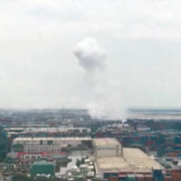 有傳天津瑞海倉庫昨午再有爆炸。（互聯網圖片）