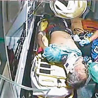 台中一名韓裔工人被強風吹飛三米高墜地，送院後不治。