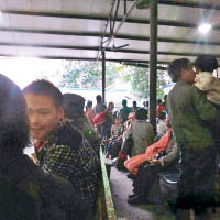 湧京上訪的訪民遭警方拘押。（互聯網圖片）