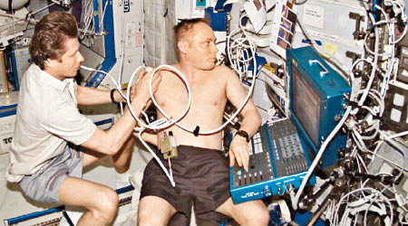 首階段會為太空人進行各類測試。