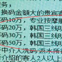 協議書中列明賭客的「福利」。