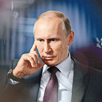 俄羅斯總統普京周一受訪，談及俄軍空襲敍利亞。