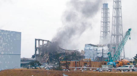 第一核電站三號機組災後現場。（資料圖片）