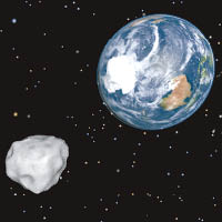 NASA稱小行星不會為地球帶來危險。（資料圖片）