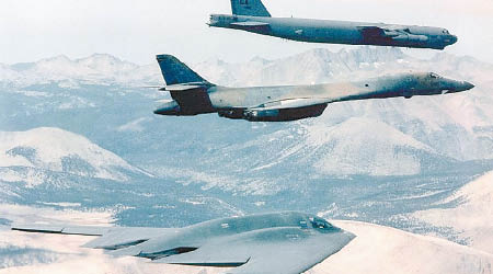 美軍更新轟炸機被指是為針對中國。（資料圖片）
