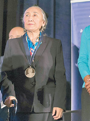 世界維吾爾代表大會主席熱比婭。