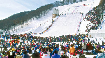 長野縣曾經舉辦過世界級滑雪賽事。（資料圖片）