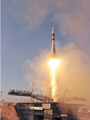 俄羅斯聯盟號太空船去年成功發射升空。