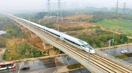 中國高鐵邁向國際，印尼是首個海外項目。（資料圖片）