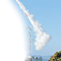 南韓軍方在南北韓邊界部署天弓地對空導彈。（互聯網圖片）