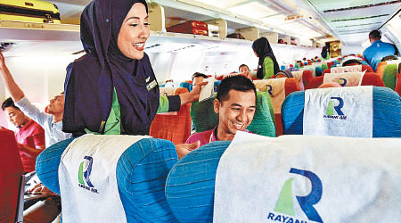 Rayani Air是馬來西亞首間符合回教教義的航空公司。（資料圖片）