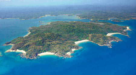 圖為巴拿馬卡約內塔斯群島。（互聯網圖片）