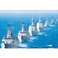 南海艦隊是解放軍三大艦隊之一。 （資料圖片）