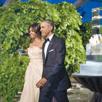 奧巴馬伉儷主持國宴。