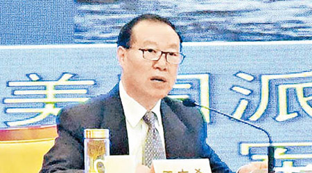 王在希稱對台灣新政府策略或從四方面着手。（中時電子報圖片）