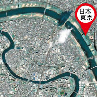 日本東京<BR>衞星圖還包括東京。