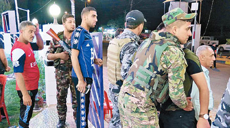 伊拉克軍警嚴加搜查，仍未能阻止上周六的球迷大屠殺。