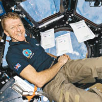 皮克過去半年都在國際太空站內執行任務。