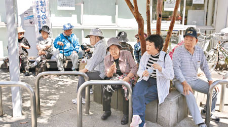 日本人口老化問題愈趨嚴重。（資料圖片）