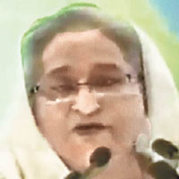 孟加拉總理哈西娜就事件發表全國電視講話。