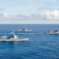 美國艦隻近期在南海海域航行。（互聯網圖片）