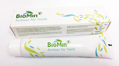 名為BioMinF的牙膏