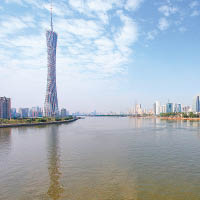 廣東省據指有廿四萬名千萬富豪，圖為廣州市貌。（資料圖片）