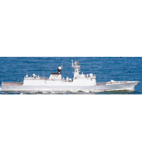 「荊州艦」出現在對馬海峽西北約十五公里處海域。