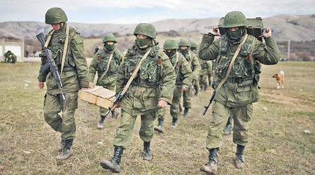 俄軍大舉向烏克蘭東部增兵。（資料圖片）