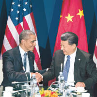習近平（右）與奧巴馬（左）將在G20峰會期間進行「深度會談」。（資料圖片）