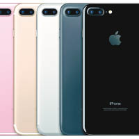 iPhone 7有五款顏色。（蘋果公司圖片）