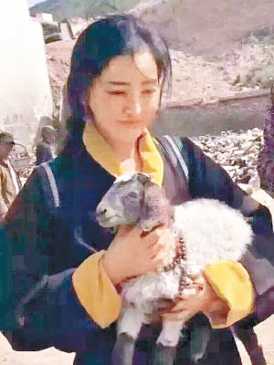卓瑪指，買羊的錢由近百名愛心人士募捐而來。（互聯網圖片）