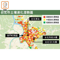 台北市土壤液化潛勢區