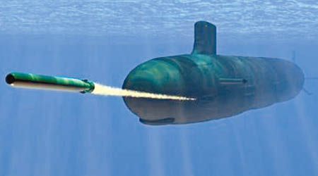 美國擬向台灣出售MK48先進潛射重型魚雷。（資料圖片）